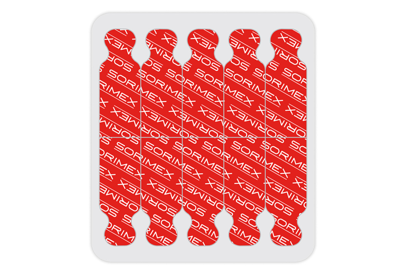 Electrodes ECG - TAB - hydrogel - pediatric - 34x13mm - 10x100 pcs