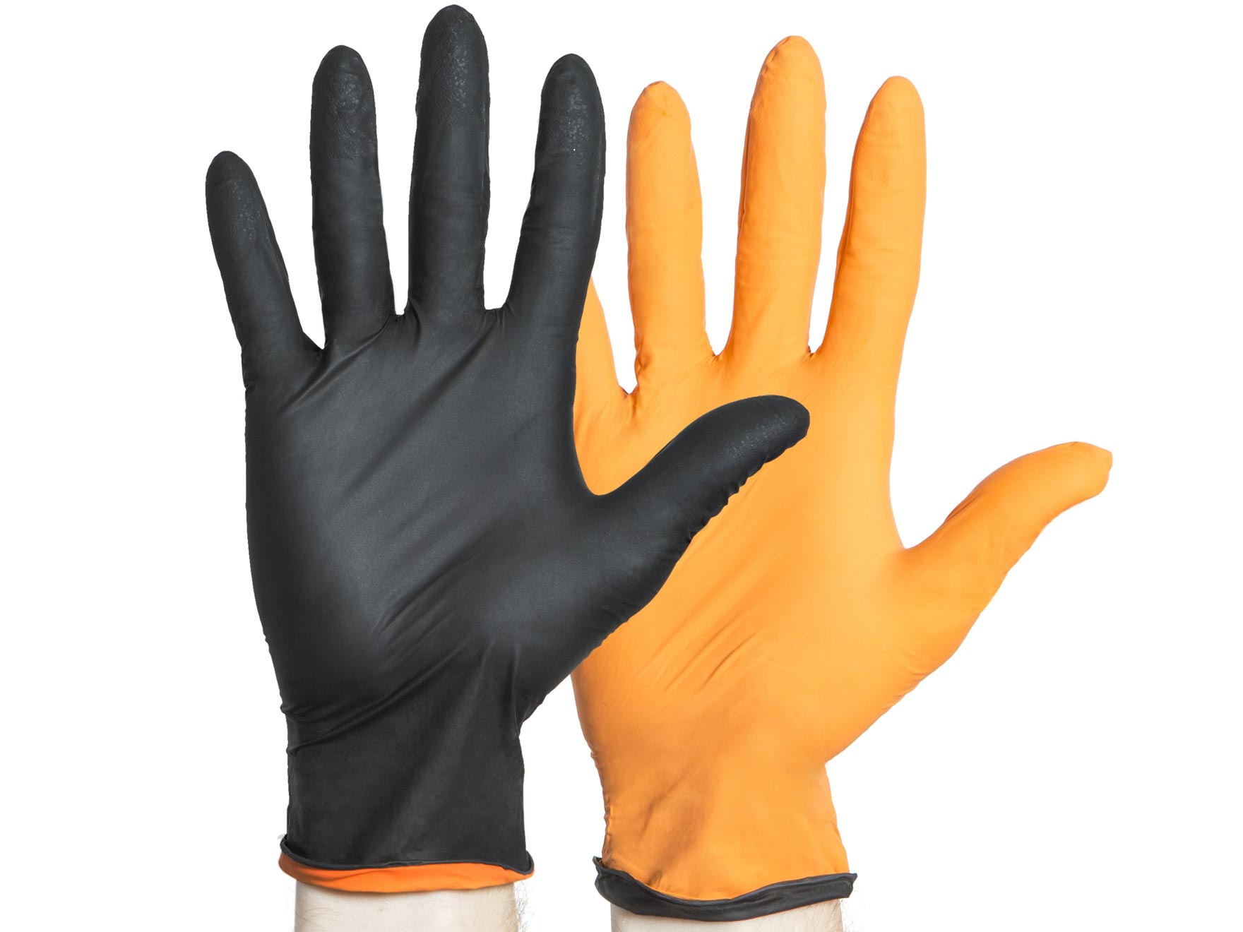 Gants d'examen Basics Black-Fire - non-stérils