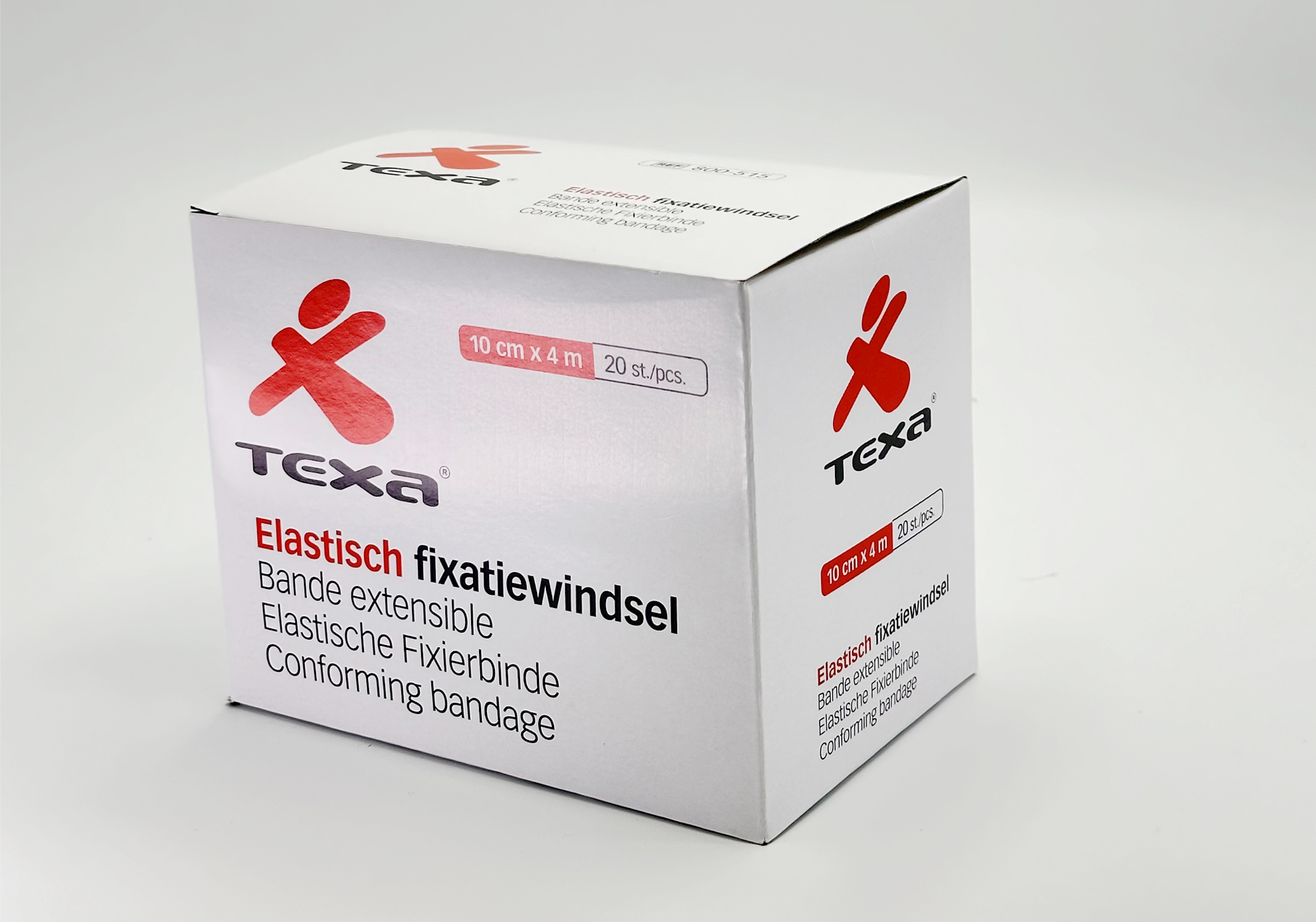Texa® elastische fixatiewindels - niet steriel - vrac - 10 cm x 4 m - 1 x 20 st