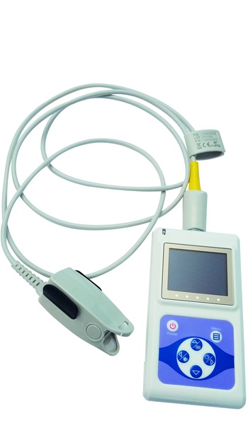 Pocket pulsoximeter - bloedzuurstofsaturatie - hartslag - IP - volwassenen - 1 st