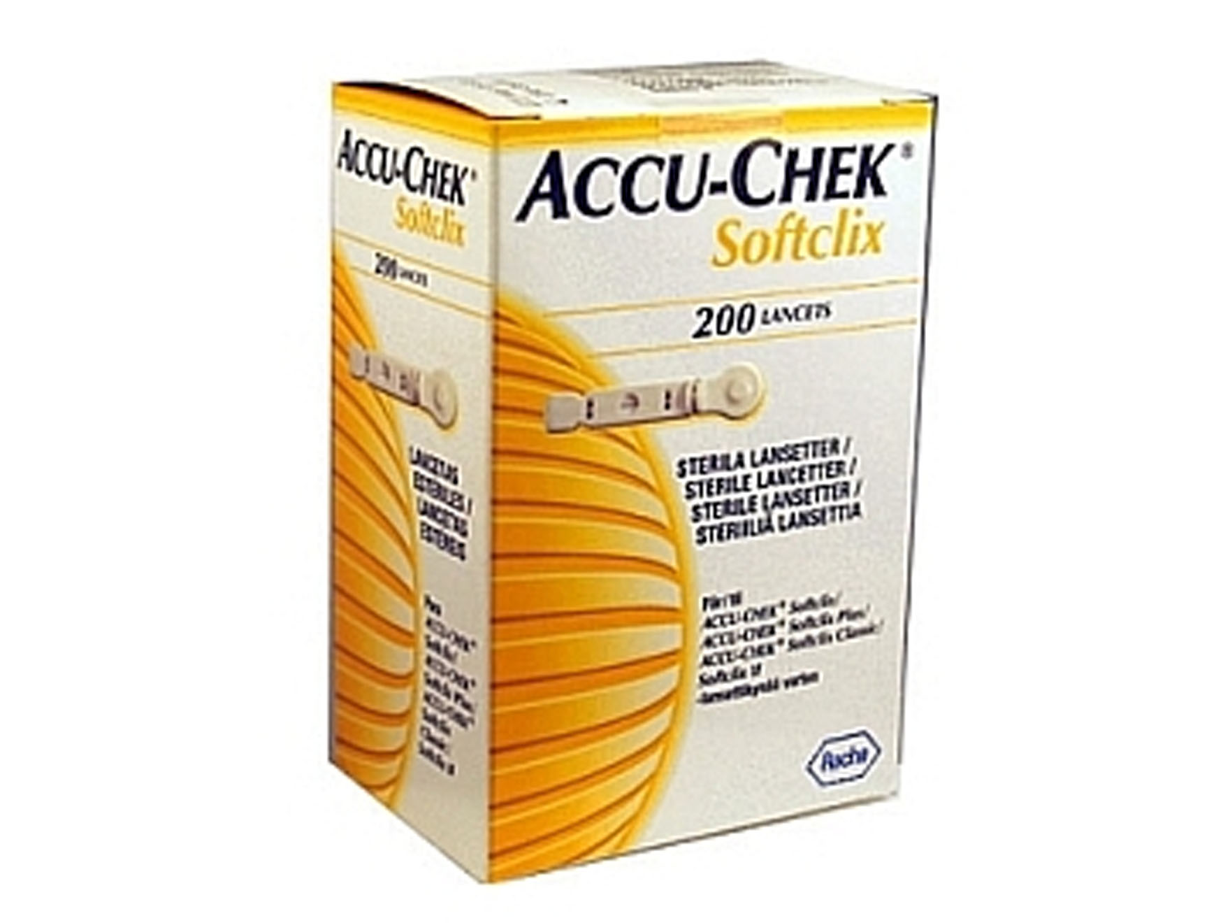 Accu-chek Softclix lancetten - 1 x 200 st