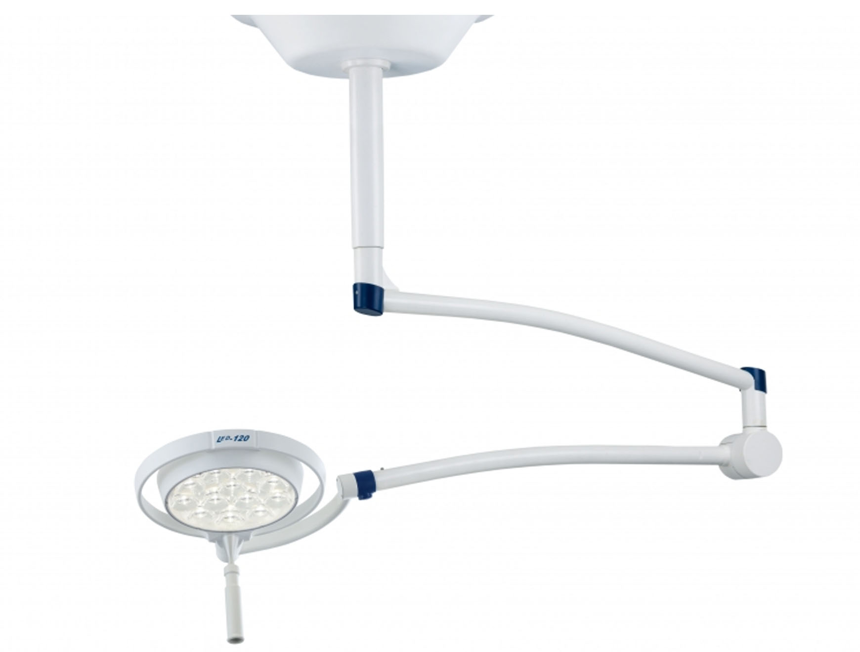 Onderzoekslamp LED 120 - plafondbevestiging - veer arm - exclusief verankeringsring - 1 st