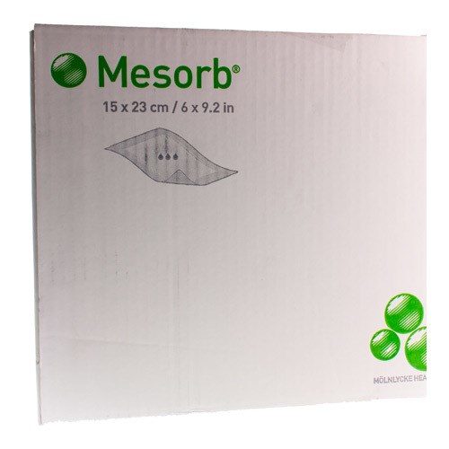 Mesorb® compresses absorbantes - 15 x 23 cm - stériles - 1 x 50 pcs