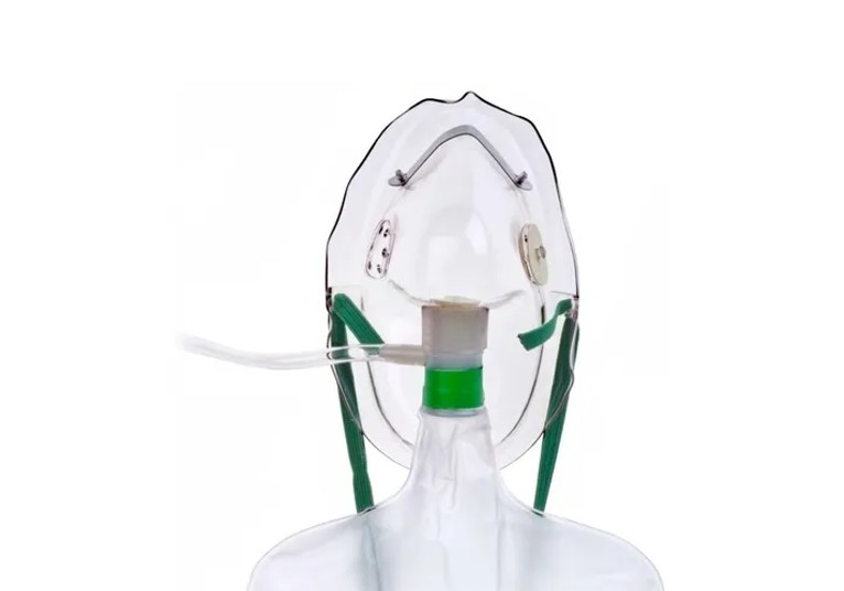 Adult Non-Rebreather Masker (3in1) (Under-The-Chin Style) + safety vent + 2.1 m - 1 x 50 st