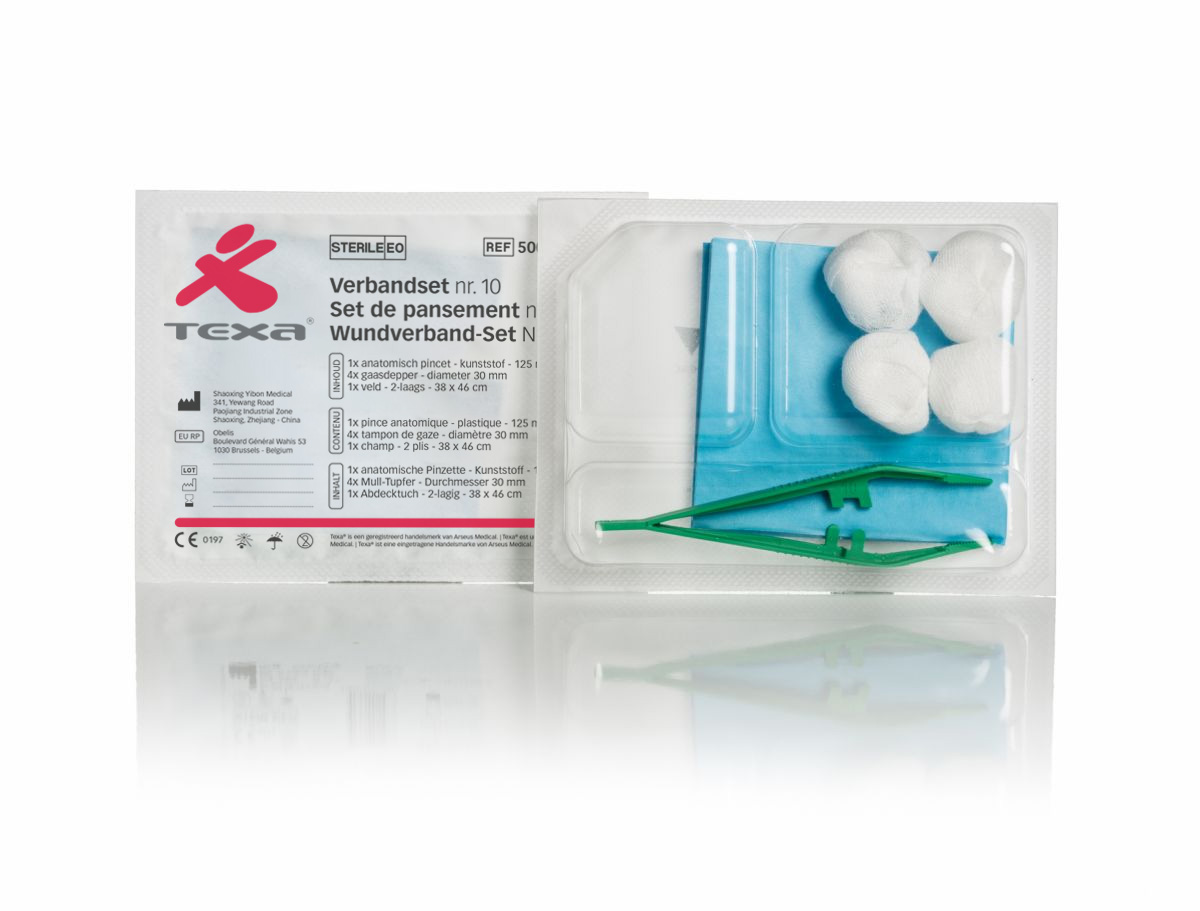 Texa® verbandset 10 - steriel - 1 x 50 st