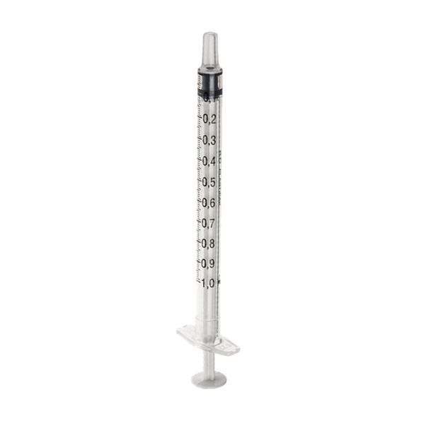 Plastipak™ 3-delige precisiespuit - luer slip - concentrisch - 1 ml - 960 st