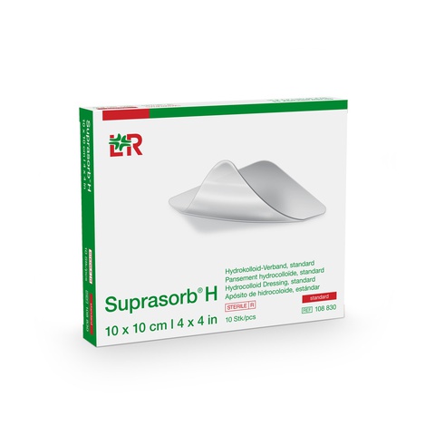 Suprasorb® H pansement hydrocolloïde standard - 10 x 10 cm - 10 pcs