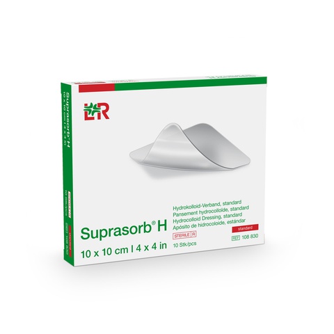 Suprasorb® H Hydrocolloïd standard verband - 10 x 10 cm - steriel - 10 st