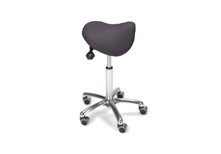 Tabouret Rodeochair avec dossier - hauteur d'assise - 60 - 86 cm - 1 pc