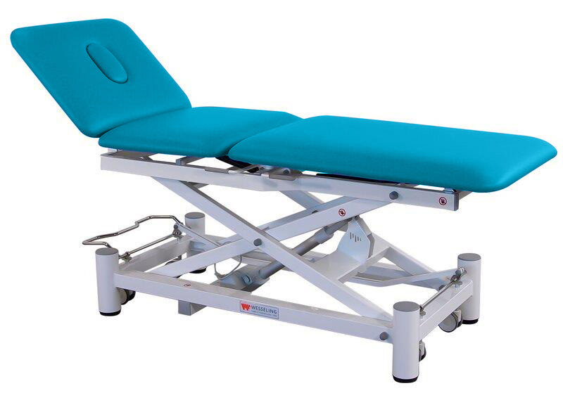 Onderzoekstafel BasiX 3 Elite - elektrisch - Fresh bekleding - Pagode Blue - 1 st