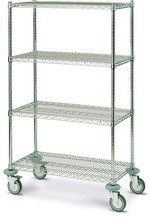 Trolley met 4 legplanken 1220 x 610 x 1750 mm - 1 st