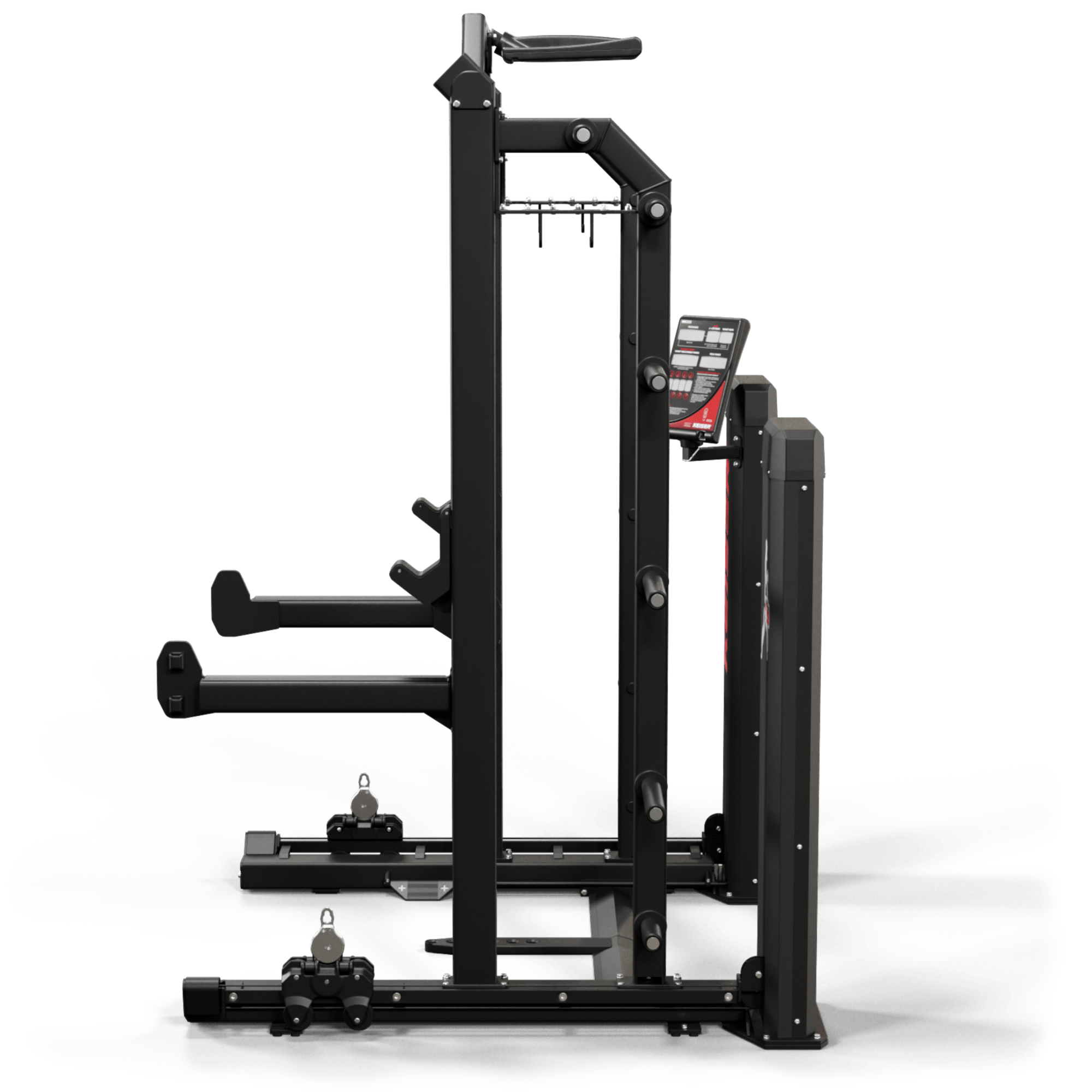 Keiser 9' Half Rack Short Base met foot pedals met Power Display