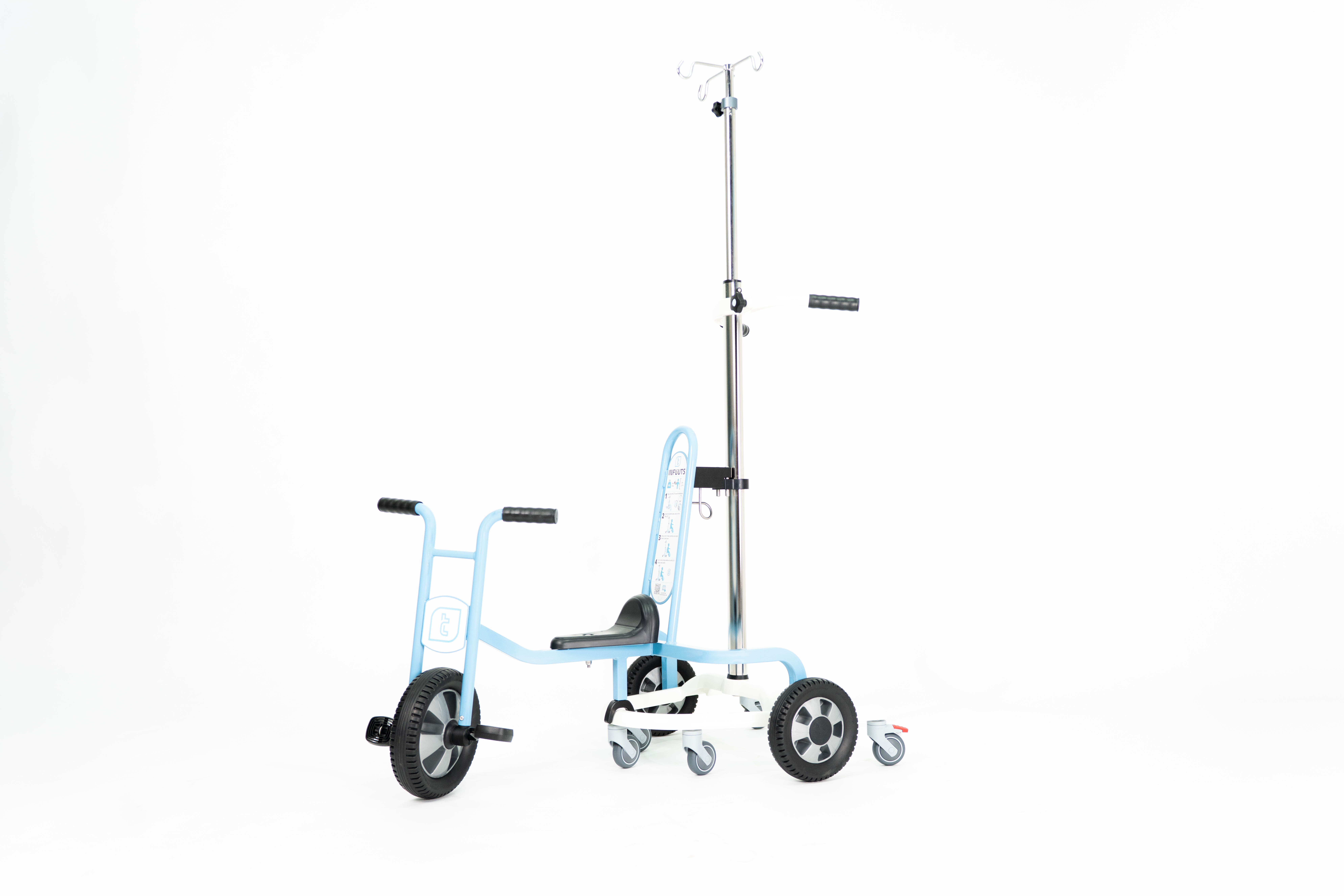 Technicare - Infuuts driewieler voor infuusstaander - 1 st