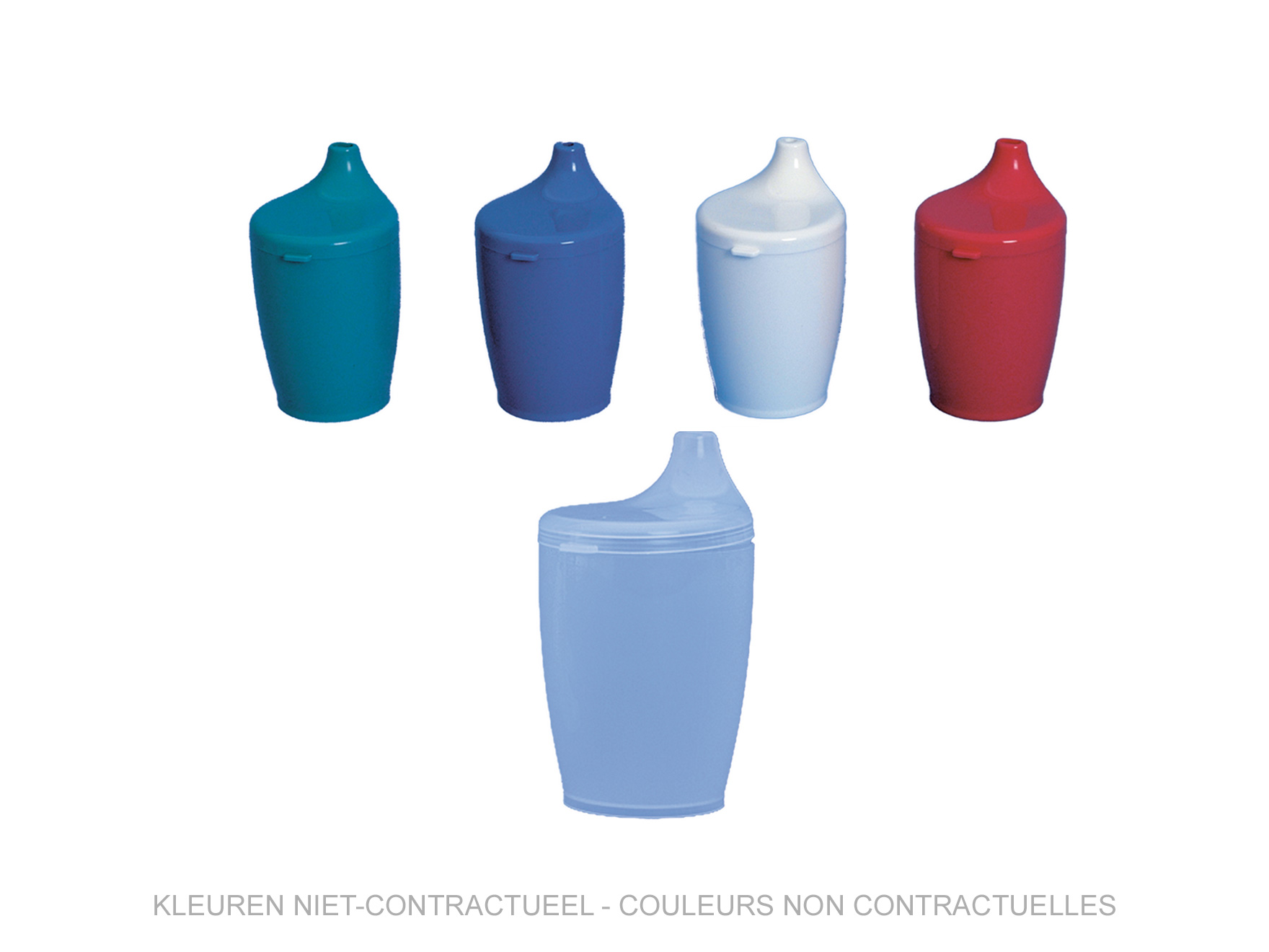 Gobelet - couvercle  12 mm - vert - 250 ml - 1 pc
