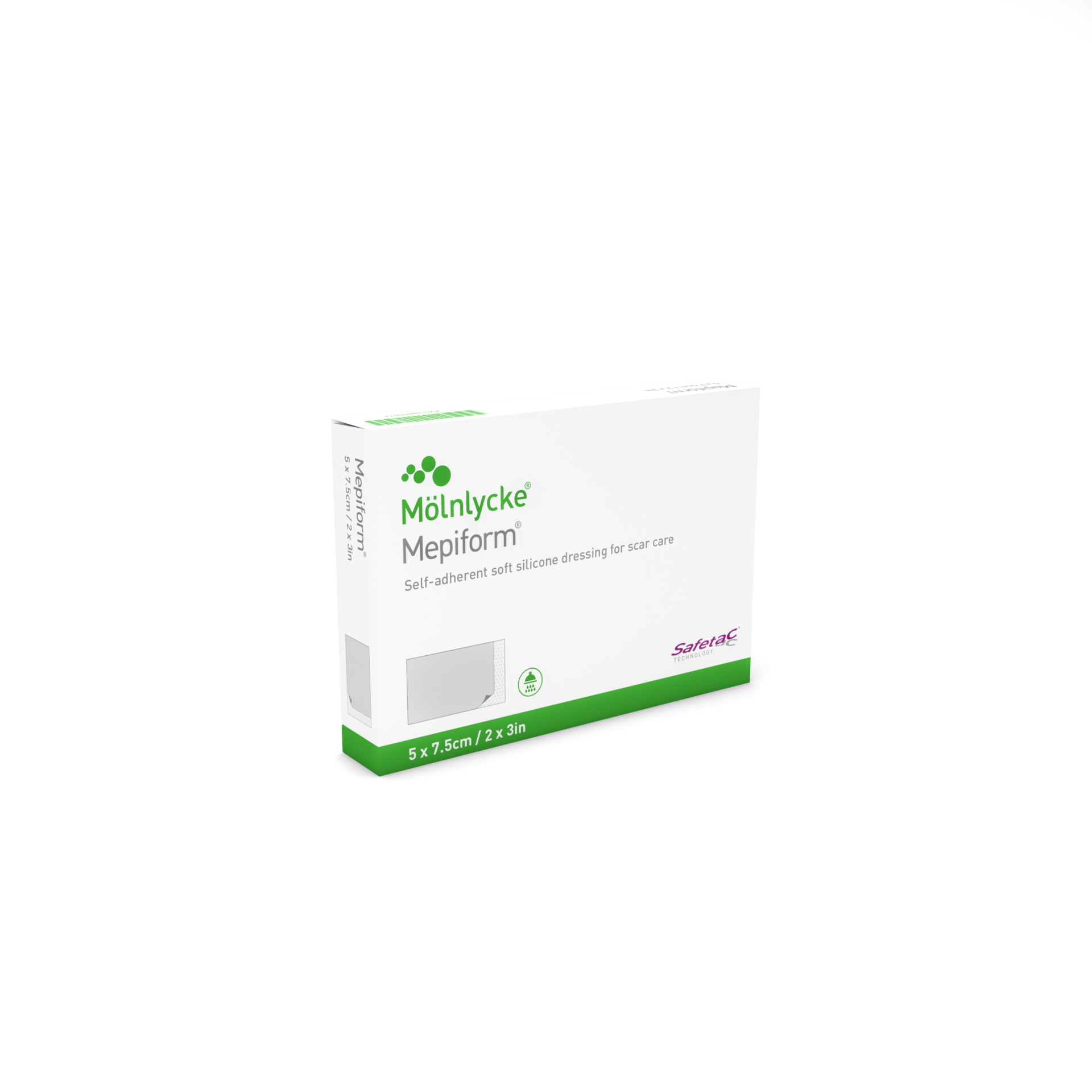 Mepiform® - 5 x 7,5 cm - steriel - 1 x 5 st