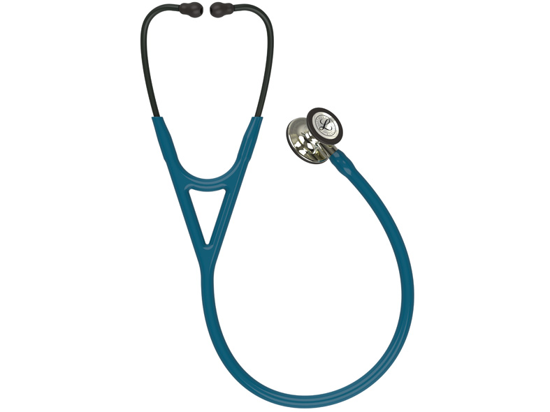 3M™ Littmann® Cardiology IV™ stethoscoop - caraïbisch blauw - champagne - zwart - 1 st