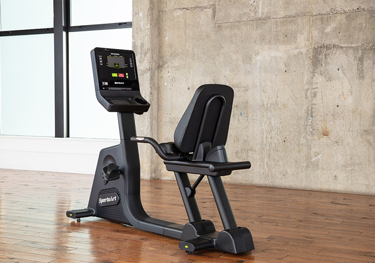 SportsArt Prime Line Eco-Natural C573R recumbent cycle - zelf aangedreven - LED display