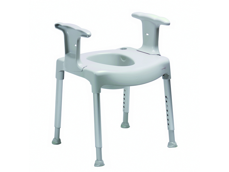 wc verhoger/toiletverhoger Swift - grijs - 1 st