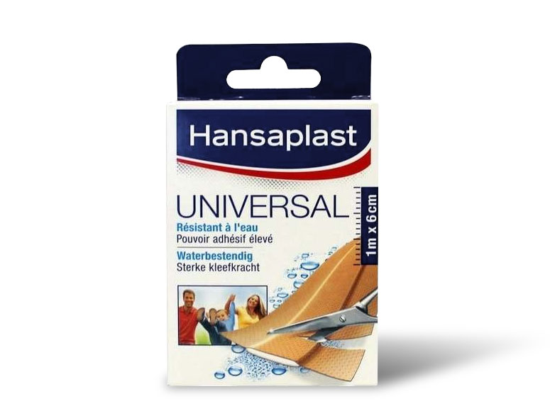 Hansaplast - waterafstotend - 6 cm x 1 m - 1 st