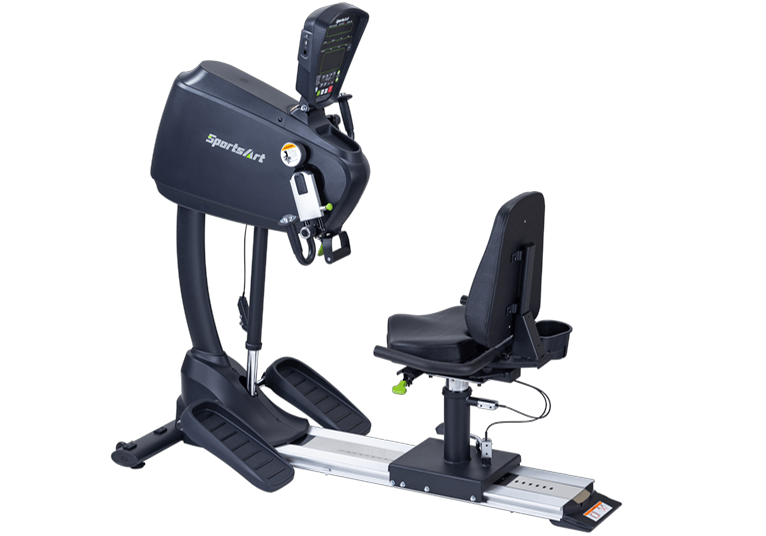 SportsArt UB521M Bovenlichaamtrainer - w/HRC - zonder zenderriem - verstelbare draaibare stoel