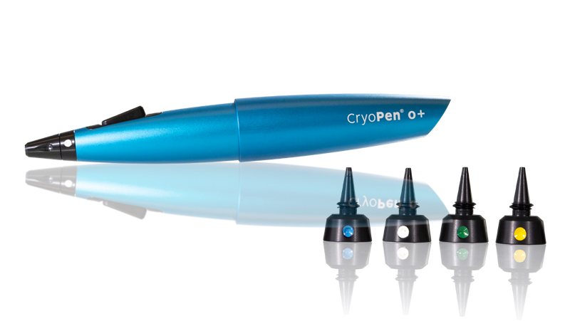 CryoPen O+ - paquet - 4 applicateurs -  6x 16g cartouches N2O - 1 pc