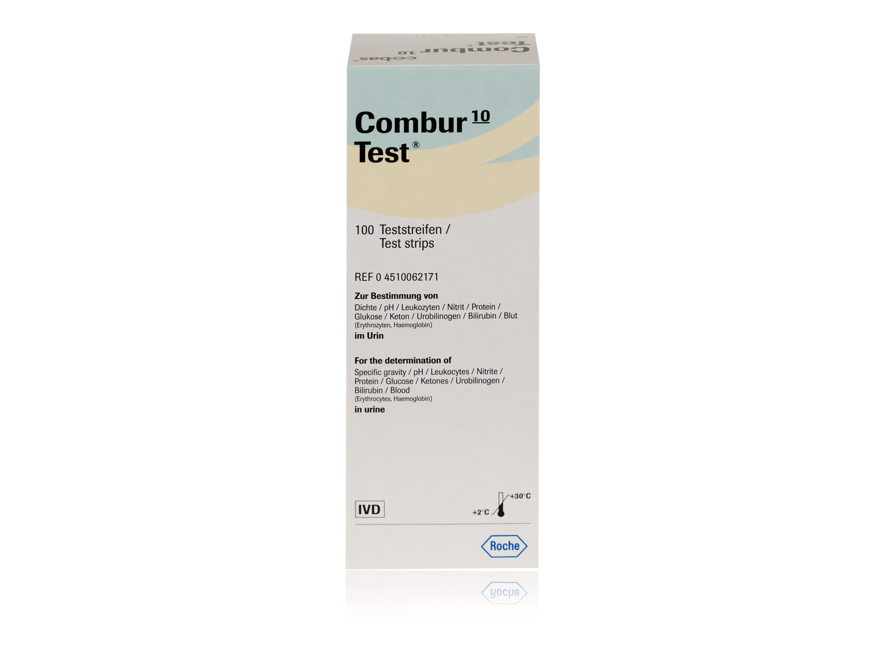 Roche Combur 10 - bandelettes urinaires - 1 x 100 pcs