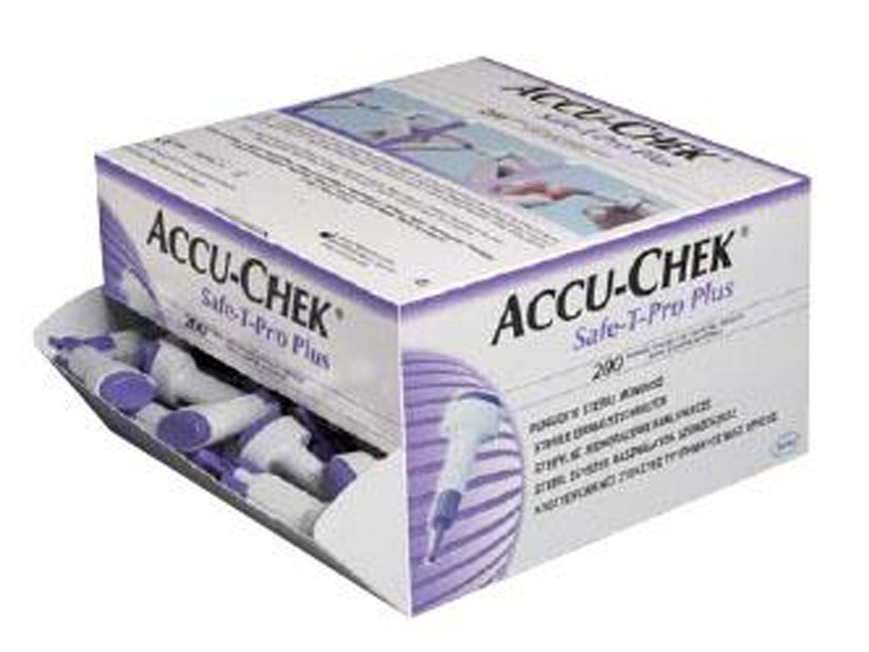 Accu-chek Safe-T-Pro Plus lancettes - 1 x 200 pcs