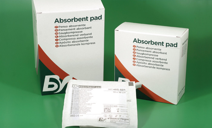Compresses absorbantes - 10 x 30 cm - stériles - 1 x 30 pcs