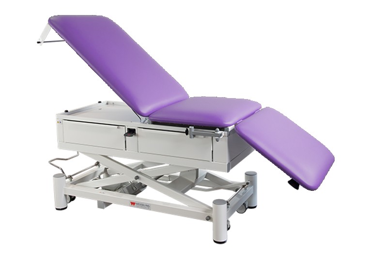 Onderzoekstafel Praxis 3 Comfort Elite - elektrisch in hoogte verstelbaar - Lavendel - 1 st