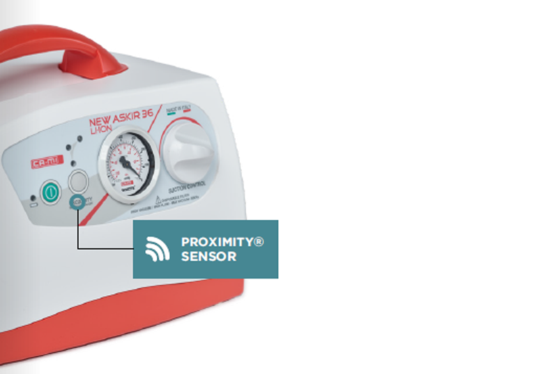 Aspiratietoestel Askir 36 BR LI-Ion - incl. bokaal 1 L makrolon - 1 st