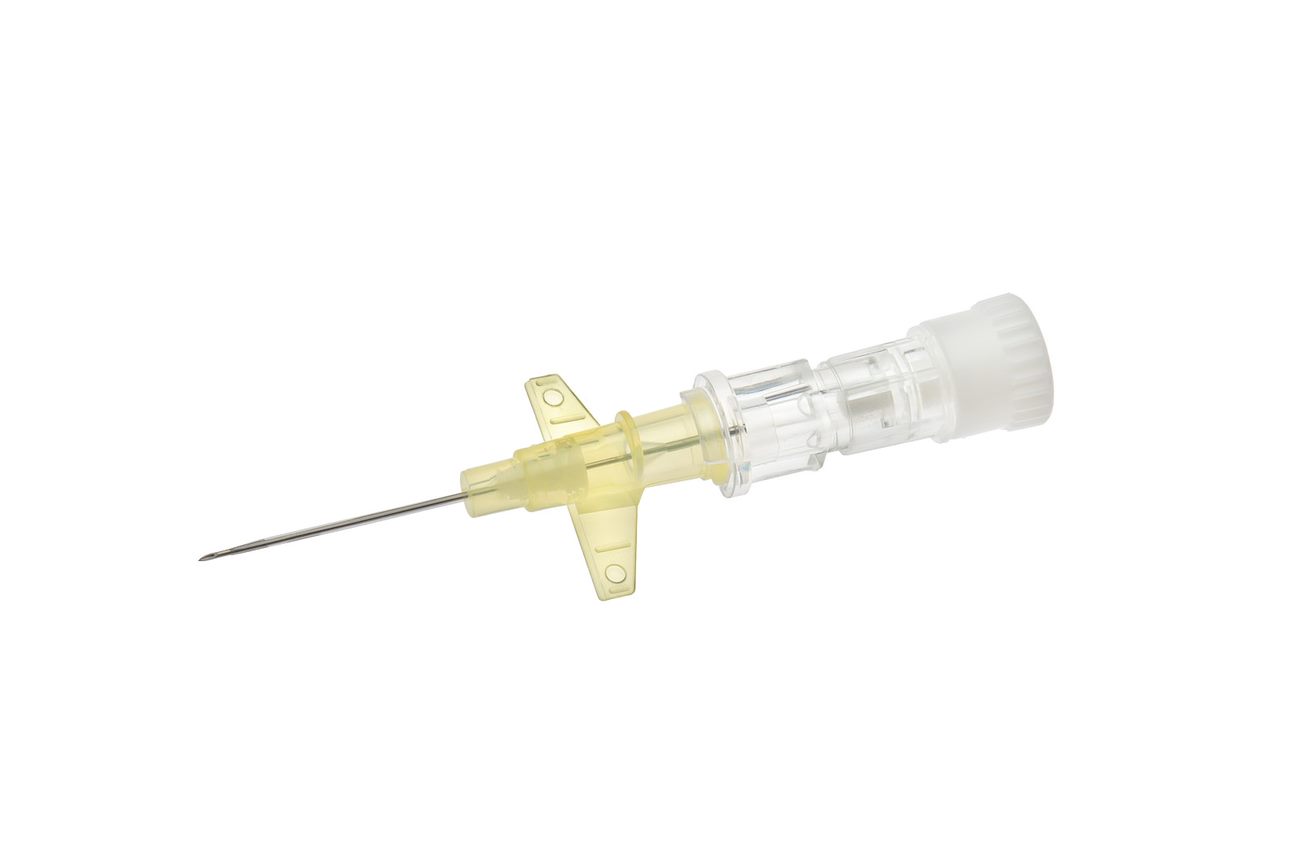 Surflo™-W - I.V. cathéter - 24G x 19 mm - jaune - 1 x 50 pcs