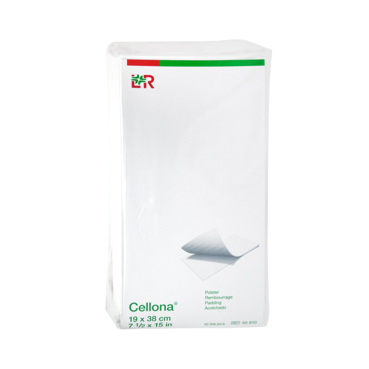 Cellona® plaque de rembourrage auto-adhésif - 19 x 38 x 0,5 cm - 1 x 10 pcs