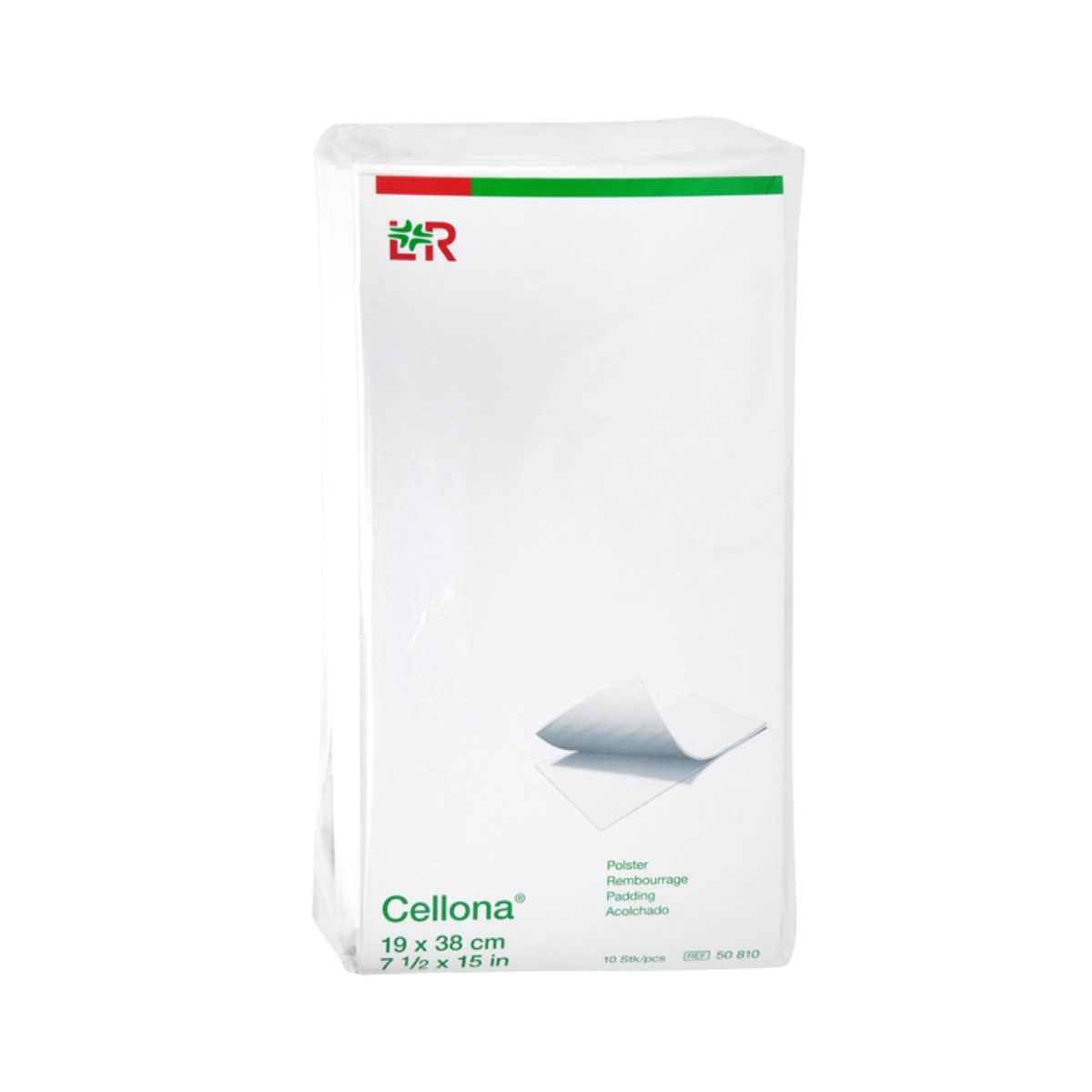 Cellona® polsterwatten - 19 x 38 cm - 1 x 10 st