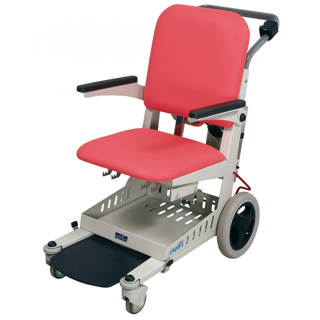 Patiëntenstoel SWIFI - breedte zitting 47 cm - roze - 1 st