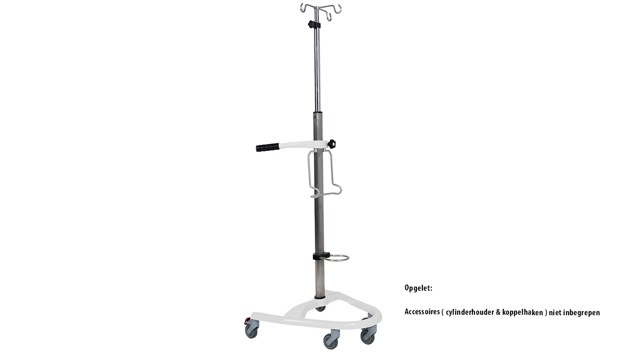 Mobilyzer 2 infuusstaander - verstelbare hoogte - 3 haken - 1 st