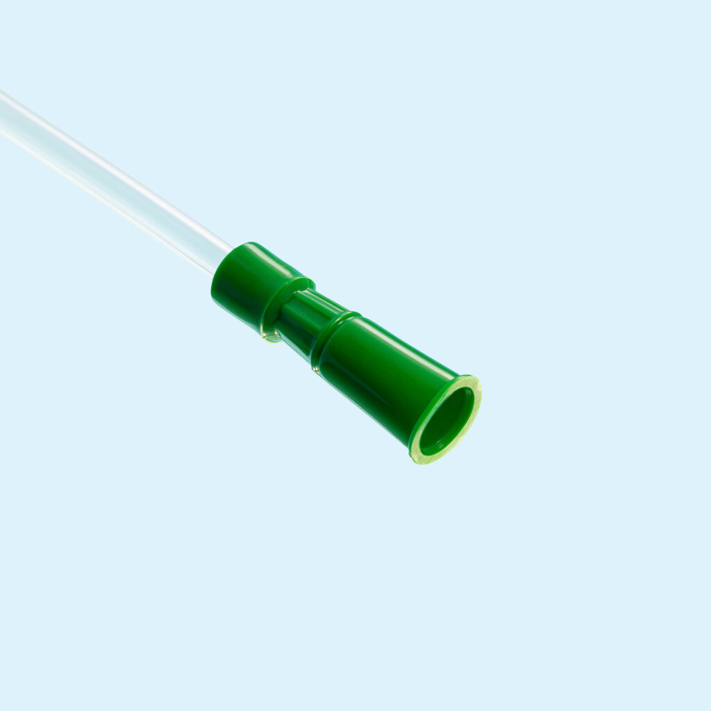 Aspiratiesonde PVC - CH14 - 48 cm - groen - (1 dist + 1 lat. opening) - steriel - 1 x 100 st