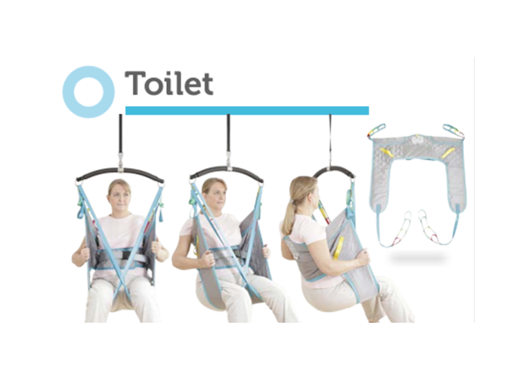 Toilet tilband - Ergolet - M - 275 kg  - met lussen - 1 st