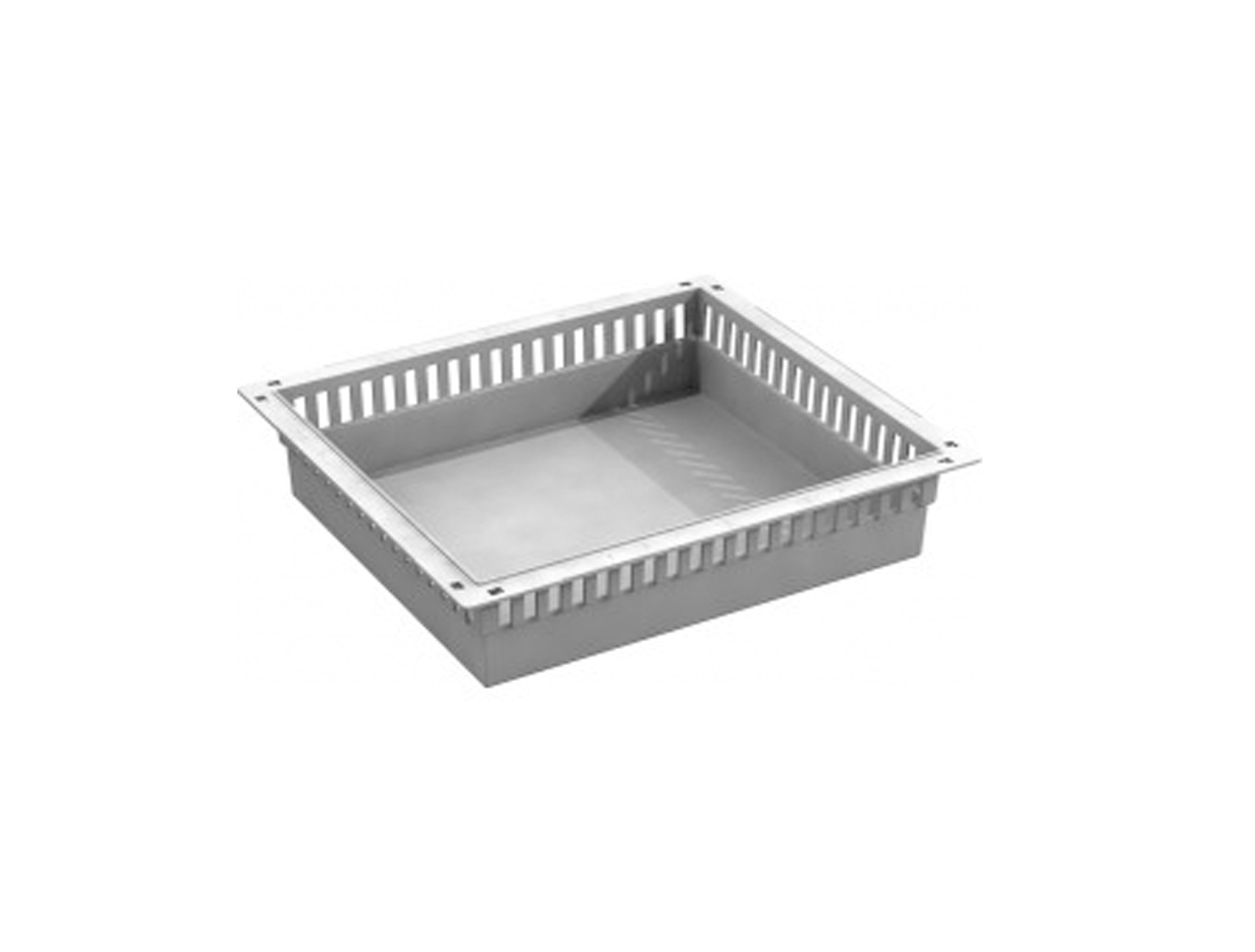 Bac Flex Modul - 45 x 40 x 10 cm - ABS - gris - 1 pc