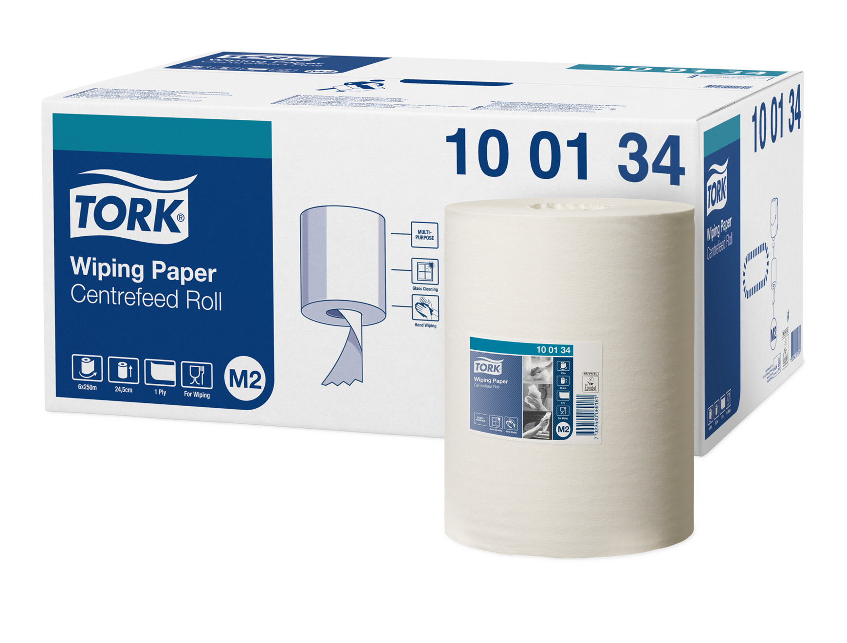 Tork Advanced Wiper 415 Centerfeed Roll M2 - 275 m - 1 x 6 st