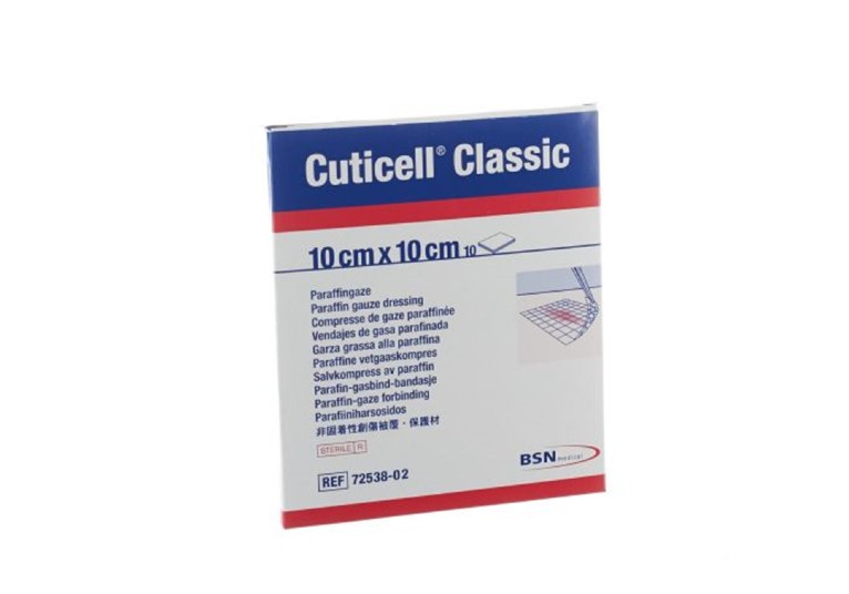 Cuticell® Classic compresse de gaze - 10 x 10 cm - 10 pcs