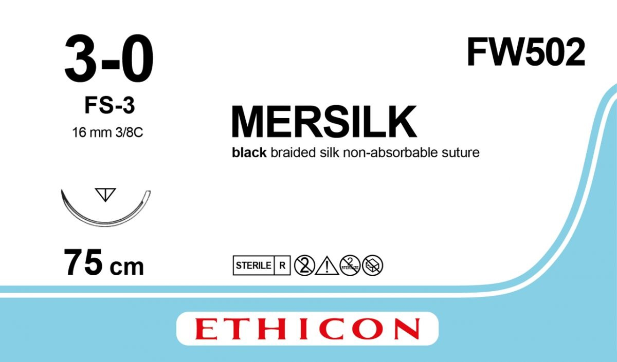 PERMA-HAND™ silk hechtdraad - 75 cm