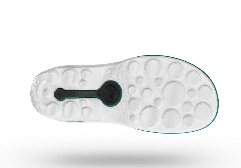 Sabot Clog 06 avec lanière - Blanc/Vert - taille 38/39 - 1 paire
