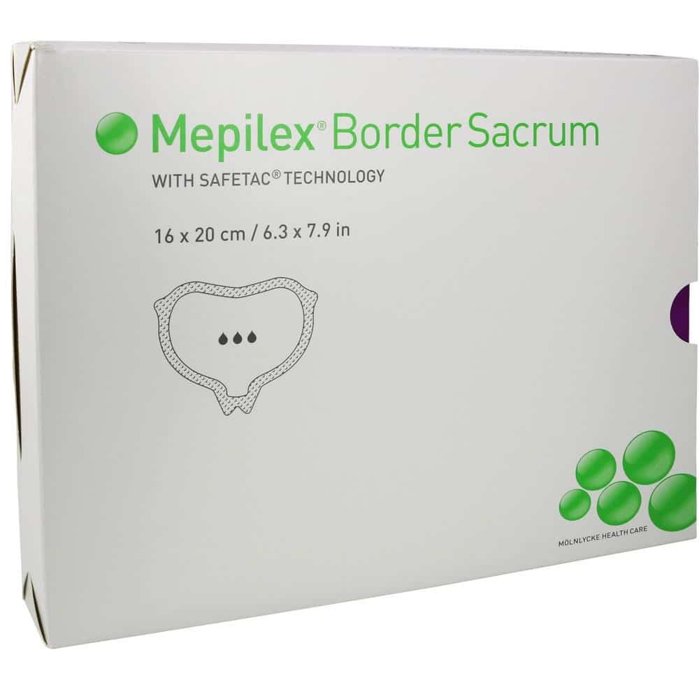 Mepilex® border sacrum - steriel - 16 x 20 cm - 1 x 5 st