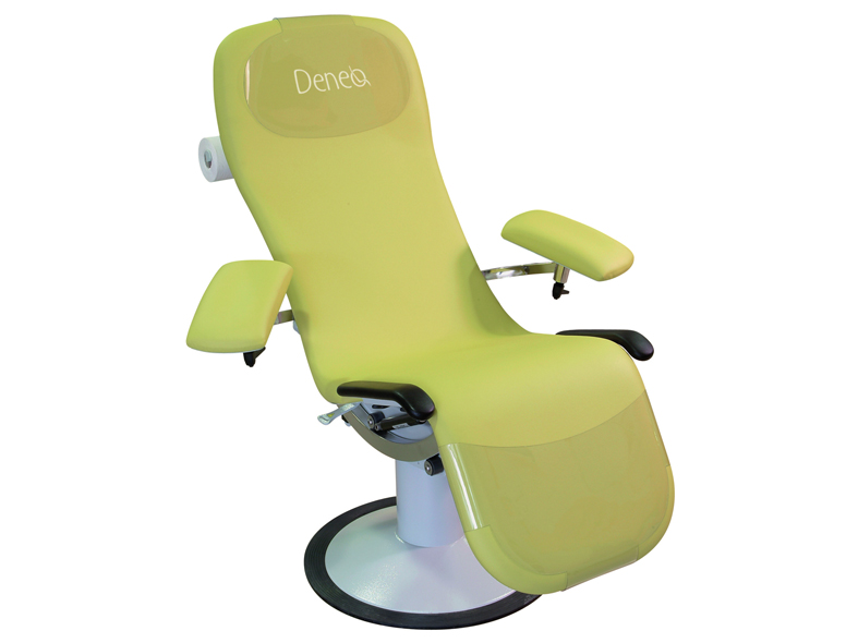 Fauteuil de prélèvement Deneo.lab - hauteur fixe - rotatif - fonction Sit&Go - 1 pc