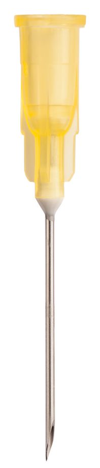 Agani™ naalden - 20G x 1" - geel - 100 st