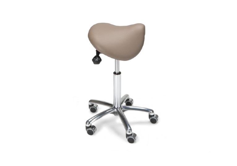 Tabouret Rodeochair avec dossier - hauteur d'assise - 60 - 86 cm - 1 pc