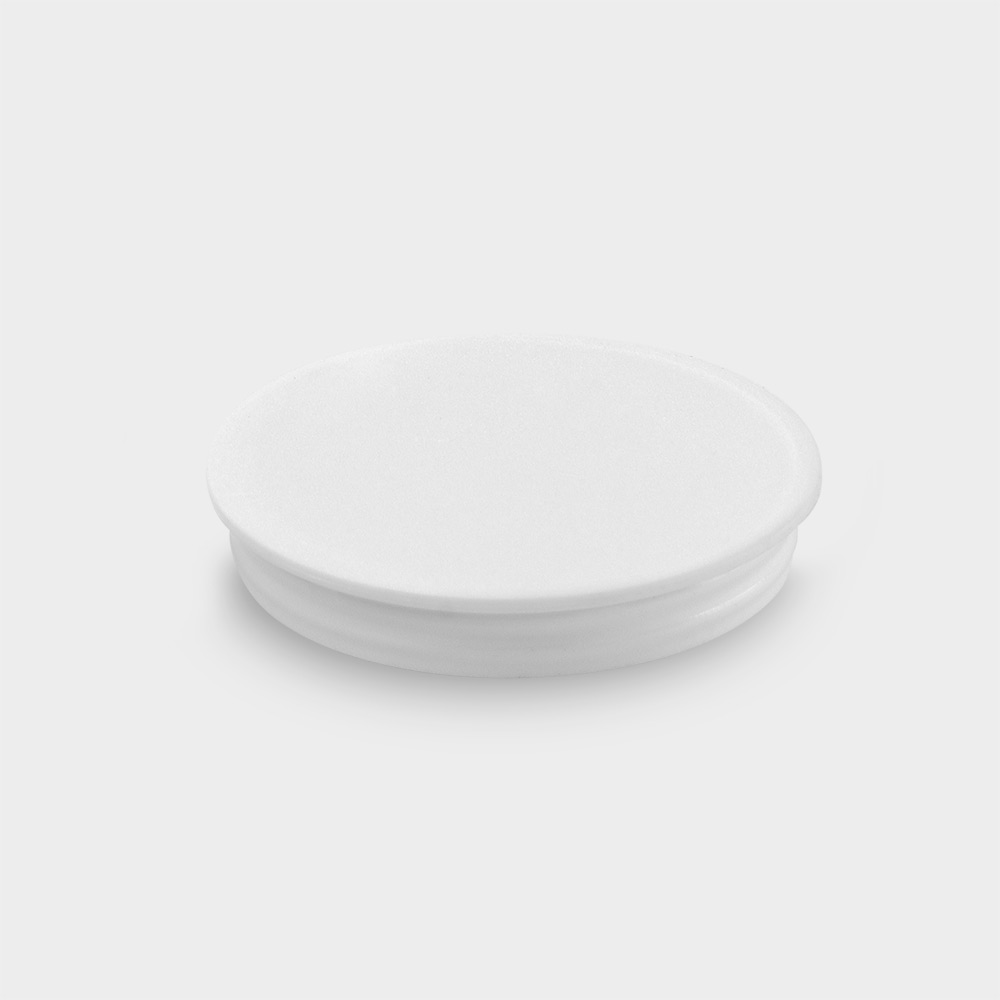 Deksel medicatiepotje 25 ml - wit - 1 x 60 st