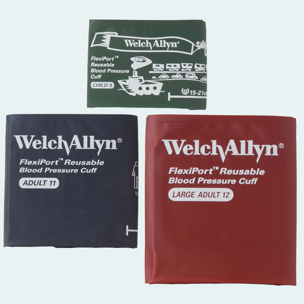 WelchAllyn bloeddrukmeter durashock ds55 - blauw - 3 flexiport manchetten maat 9-11-12 - etui - 1 st