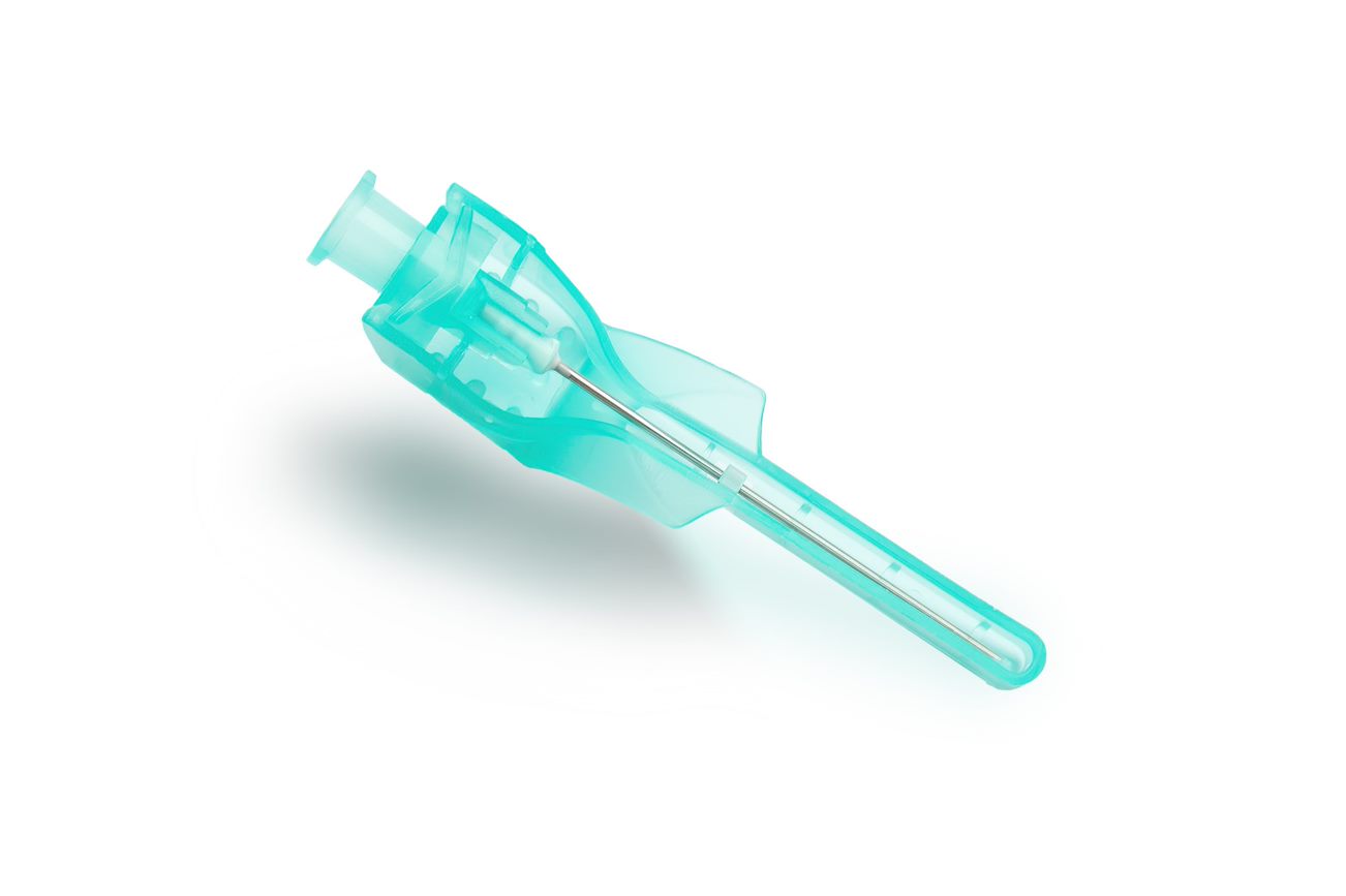 Agani™  veiligheidsnaalden - 21G x 1" -  groen - 100 st