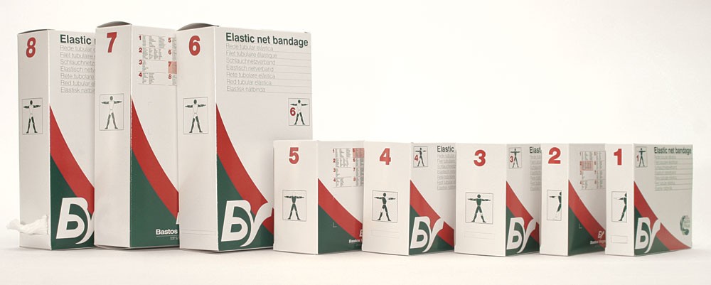 Elastisch buisvormig netverband - hand/pols/onderarm - maat 1 - 1,6 cm x 25 m - 1 st